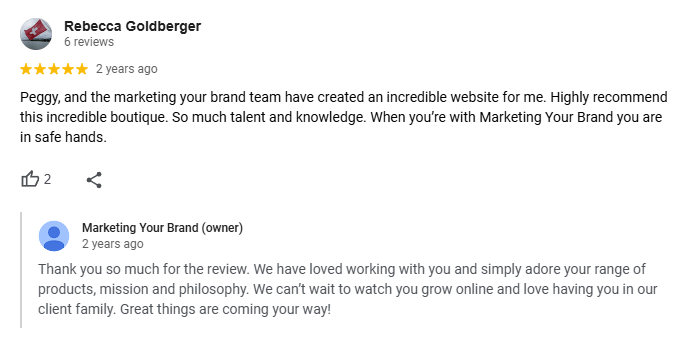 client-review-rebecca-goldberger-marketing-your-brand